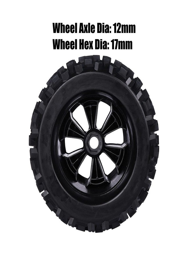 Aimrock 17mm Hex 3.8 RC Wheels and Tires Pre-glued Combo for 1/10 Traxxas Maxx Tmaxx E-Revo Revo 3.3 1/8 Arrma Kraton Outcast Notorious 6S Redcat RC Monster Truck Off-Road Car, Set of 4 - Image 3